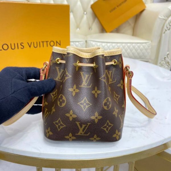 LV Monogram Canvas Nano Noe Replica Handbag M41346 - Image 9