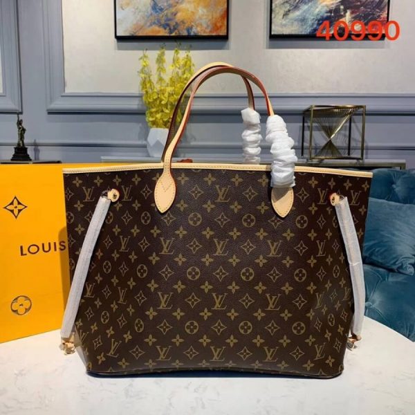 Replica Louis Vuitton Monogram Neverfull PM/MM/GM Handbags - Image 2
