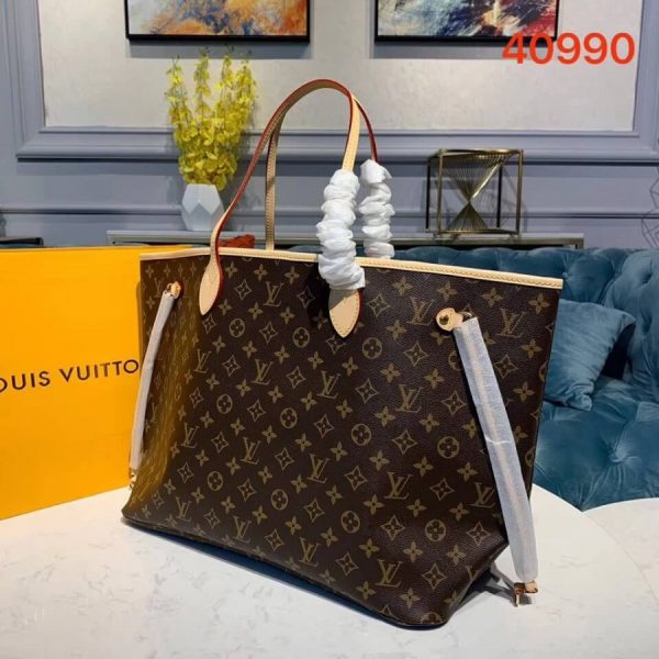 Replica Louis Vuitton Monogram Neverfull PM/MM/GM Handbags - Image 3
