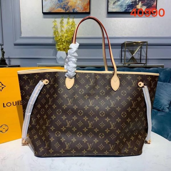 Replica Louis Vuitton Monogram Neverfull PM/MM/GM Handbags - Image 4