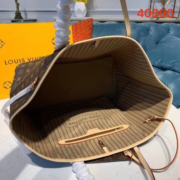 Replica Louis Vuitton Monogram Neverfull PM/MM/GM Handbags - Image 10