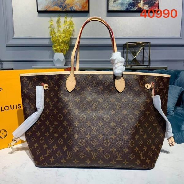 Replica LV Monogram Neverfull GM Pink M40990 - Image 2