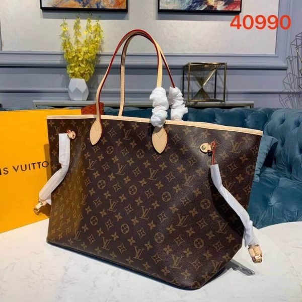 Replica LV Monogram Neverfull GM Pink M40990 - Image 3