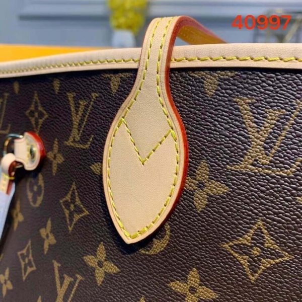 Louis Vuitton Neverfull MM Monogram Canvas Replica Yellow - Image 6