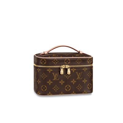 Replica LV Monogram Canvas Nice Mini Cosmetic Bag M44495