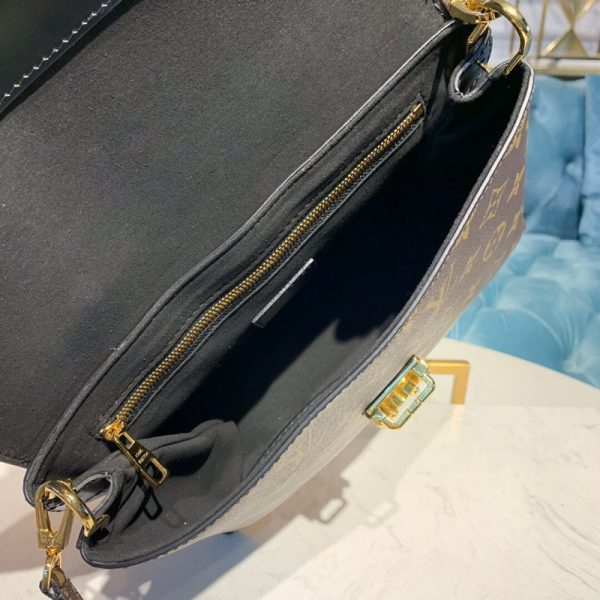 Replica Louis Vuitton Monogram Canvas Flap Bag M43125 MM - Image 10