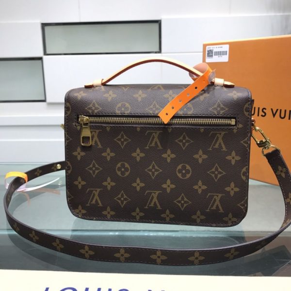 LV Monogram Canvas Pochette Metis Replica M40780 Bag - Image 6