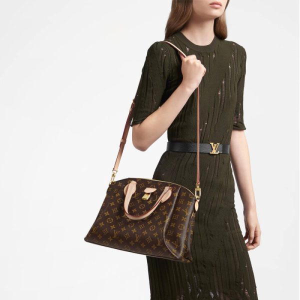 Louis Vuitton Monogram Canvas Rivoli MM Replica Bag - Image 2