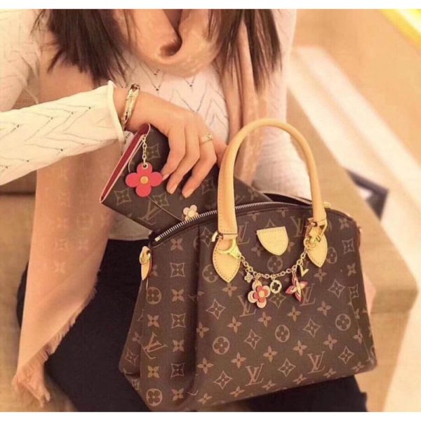 Replica LV Monogram Canvas Rivoli PM M44543 Handbag - Image 4