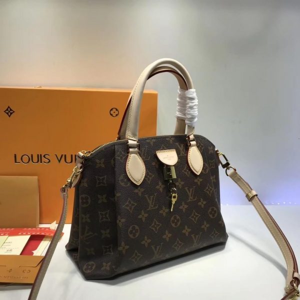 Replica LV Monogram Canvas Rivoli PM M44543 Handbag - Image 6