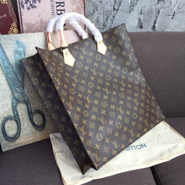 Replica Louis Vuitton Monogram Sac Plat Tote M51140 - Image 2