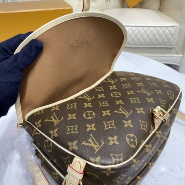 Replica LV Monogram Canvas Saumur MM M40710 Handbag - Image 13