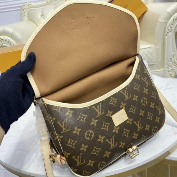 Replica LV Monogram Canvas Saumur MM M40710 Handbag - Image 14