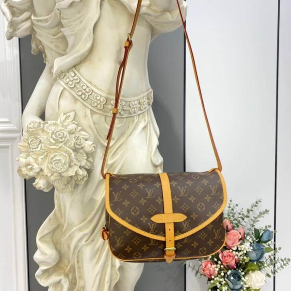 Louis Vuitton Monogram Canvas Saumur MM M42256 Replica - Image 2