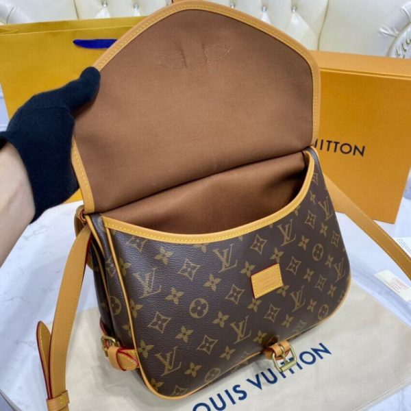 Louis Vuitton Monogram Canvas Saumur MM M42256 Replica - Image 13