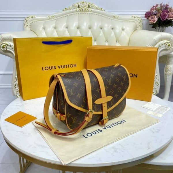 Louis Vuitton Monogram Canvas Saumur MM M42256 Replica - Image 5