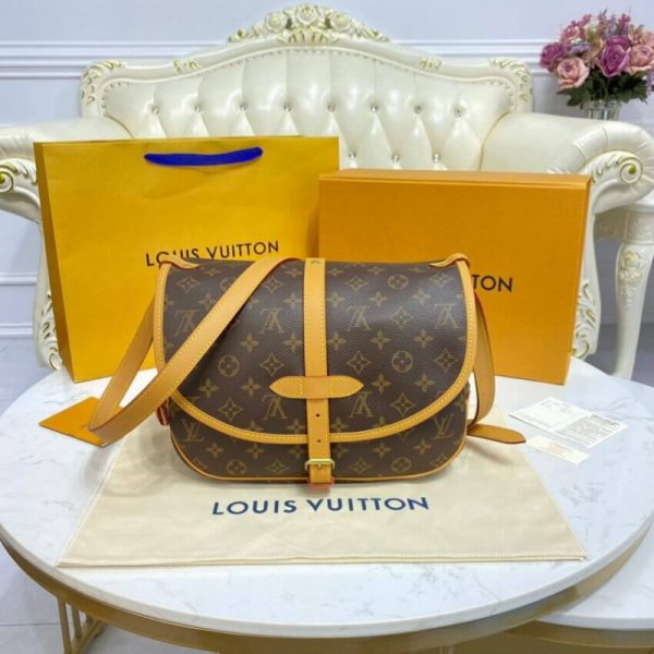 Louis Vuitton Monogram Canvas Saumur MM M42256 Replica - Image 6