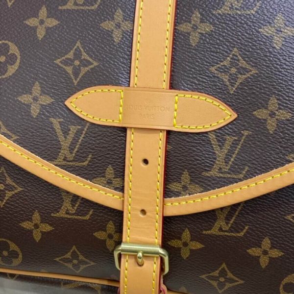 Louis Vuitton Monogram Canvas Saumur MM M42256 Replica - Image 9