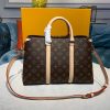 Best Replicas Bags - Authentic-Look Louis Vuitton Soufflot MM Replica Bag M44816 Shop For Best Louis Vuitton LV Replica Bags With Cheap Price