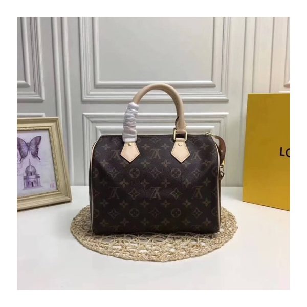 Replica LV Monogram Speedy 25 Handbag M41109 Canvas Design - Image 4