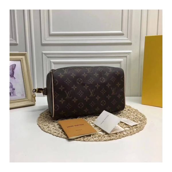 Replica LV Monogram Speedy 25 Handbag M41109 Canvas Design - Image 5