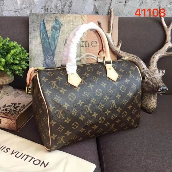 Replica LV Monogram Speedy 30 Handbag M41108 - Image 5