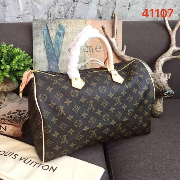 Louis Vuitton Monogram Speedy 35 Replica Handbag M41107 - Image 4