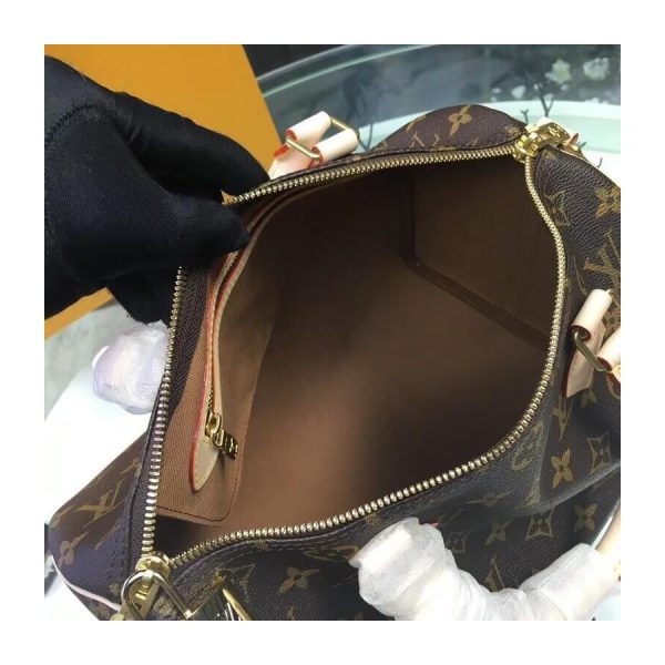 Louis Vuitton Monogram Speedy Bandouliere 30 Replica Handbag - Image 9