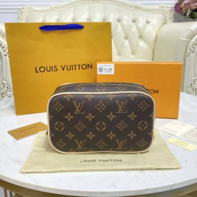Replica Louis Vuitton Monogram Canvas Toilet Pouch PM M47507 Bag