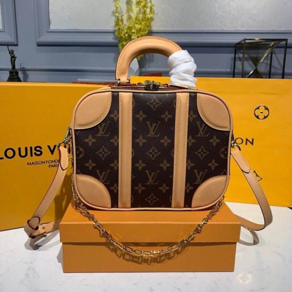 Replica LV Monogram Valisette PM M44581 Canvas Handbag - Image 2