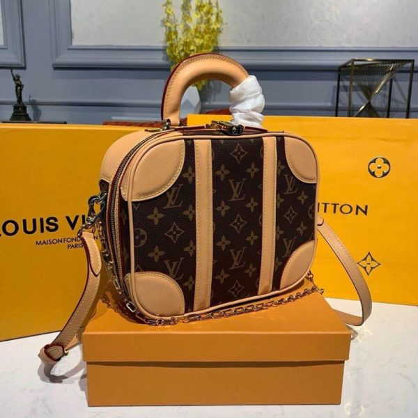 Replica LV Monogram Valisette PM M44581 Canvas Handbag - Image 3