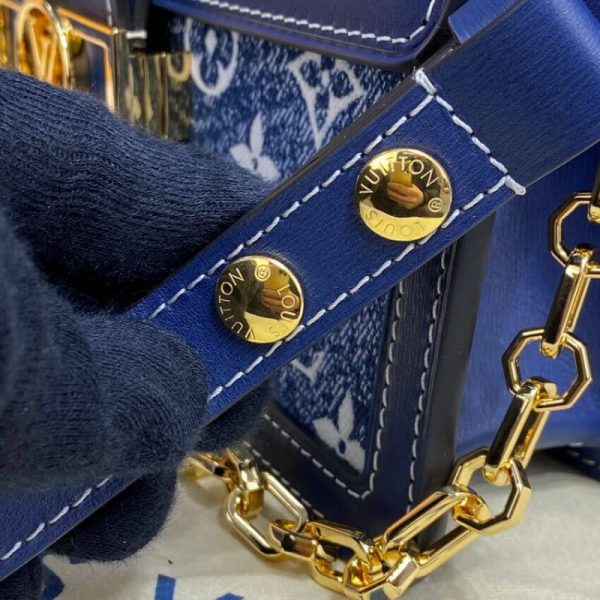 Replica LV Monogram Denim Dauphine MM M59631 Bag - Image 13