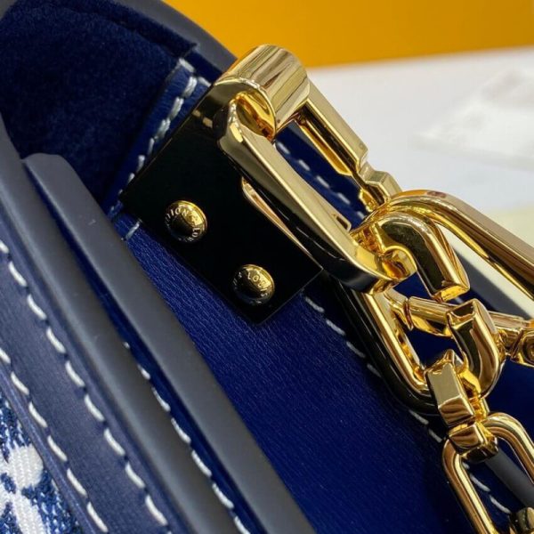 Replica LV Monogram Denim Dauphine MM M59631 Bag - Image 19