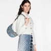 Best Replicas Bags - Louis Vuitton Monogram Denim Loop Bag M81166 Blue Replica Shop For Best Louis Vuitton LV Replica Bags With Cheap Price