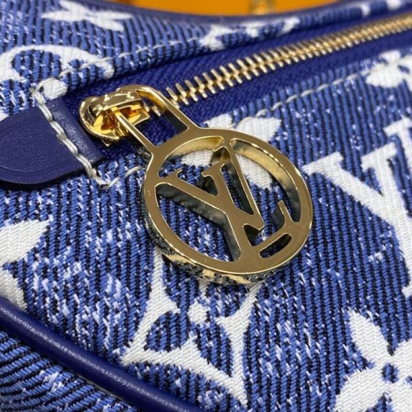 Louis Vuitton Monogram Denim Loop Bag M81166 Blue Replica - Image 12