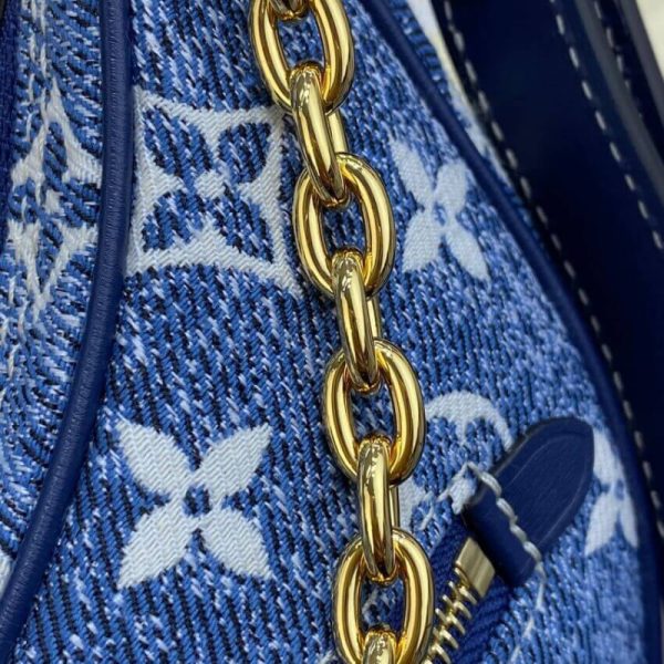 Louis Vuitton Monogram Denim Loop Bag M81166 Blue Replica - Image 13