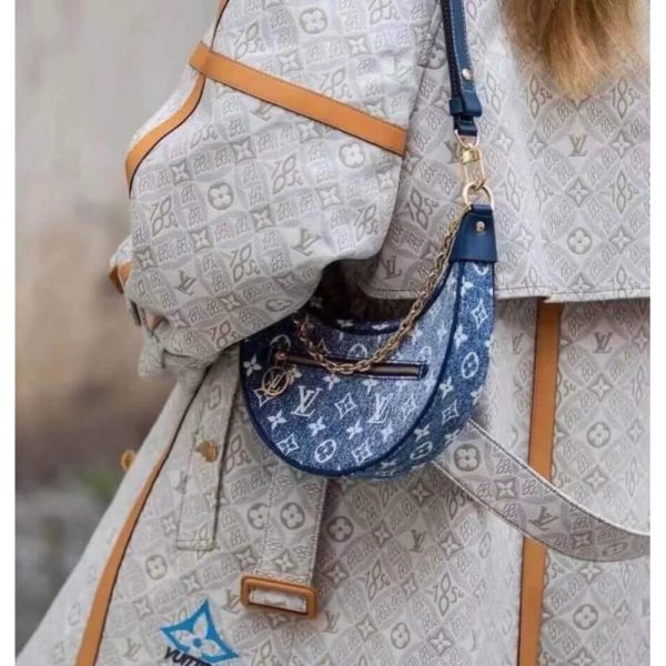 Louis Vuitton Monogram Denim Loop Bag M81166 Blue Replica - Image 4