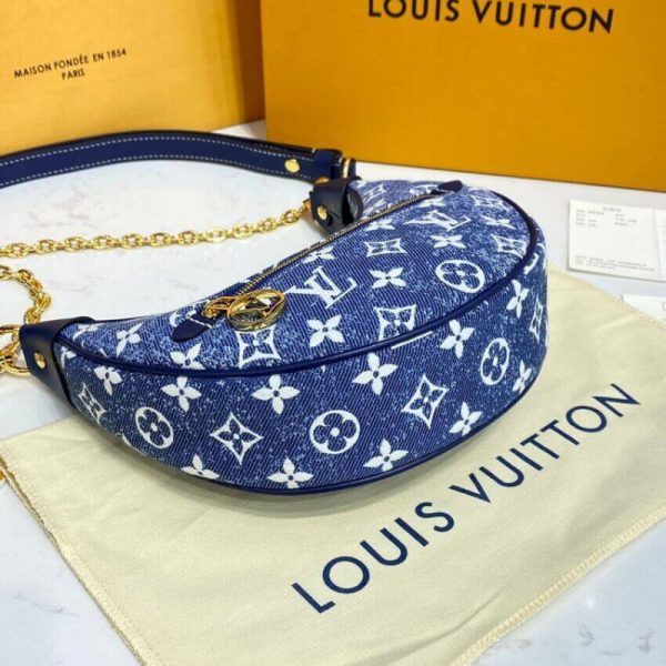 Louis Vuitton Monogram Denim Loop Bag M81166 Blue Replica - Image 10