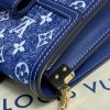 Best Replicas Bags - Louis Vuitton Replica Monogram Denim Mini Dauphine Bag Shop For Best Louis Vuitton LV Replica Bags With Cheap Price