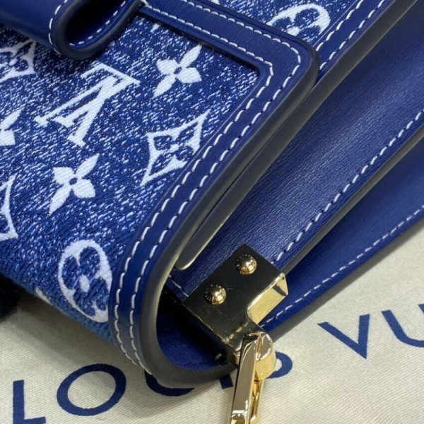 Louis Vuitton Replica Monogram Denim Mini Dauphine Bag - Image 11