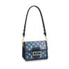 Best Replicas Bags - Louis Vuitton Replica Monogram Denim Mini Dauphine Bag Shop For Best Louis Vuitton LV Replica Bags With Cheap Price