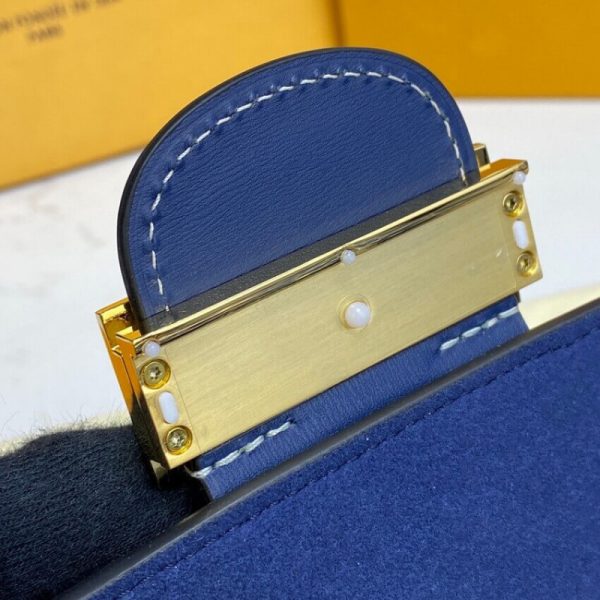 Louis Vuitton Replica Monogram Denim Mini Dauphine Bag - Image 16