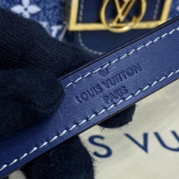 Louis Vuitton Replica Monogram Denim Mini Dauphine Bag - Image 17