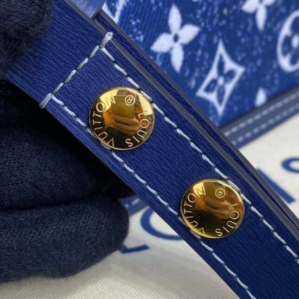 Louis Vuitton Replica Monogram Denim Mini Dauphine Bag - Image 18