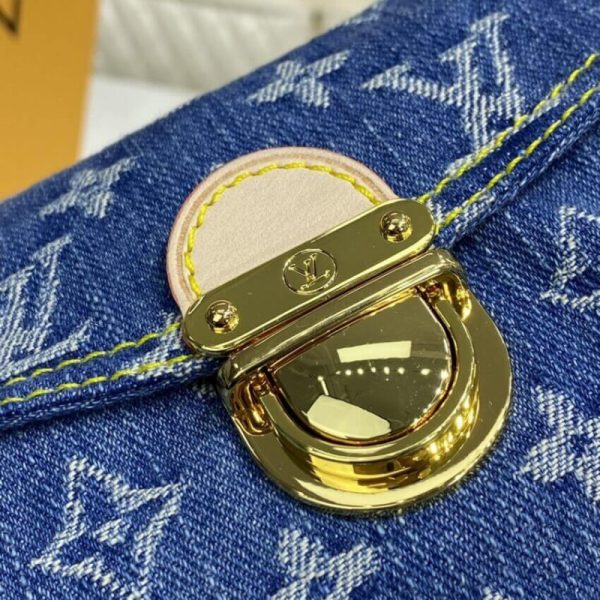 Replica LV Monogram Denim Mini Pleaty M95050 Bag - Image 11