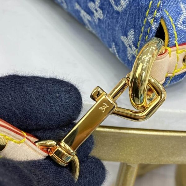 Replica LV Monogram Denim Mini Pleaty M95050 Bag - Image 12