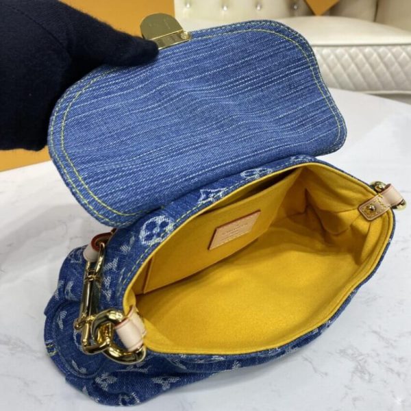 Replica LV Monogram Denim Mini Pleaty M95050 Bag - Image 16
