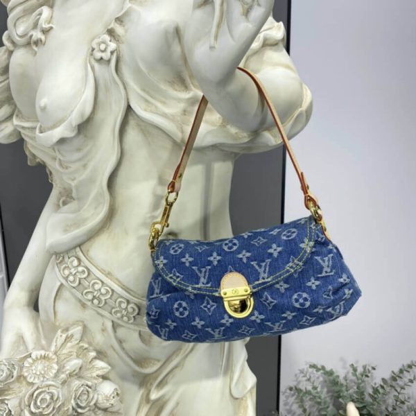 Replica LV Monogram Denim Mini Pleaty M95050 Bag - Image 5