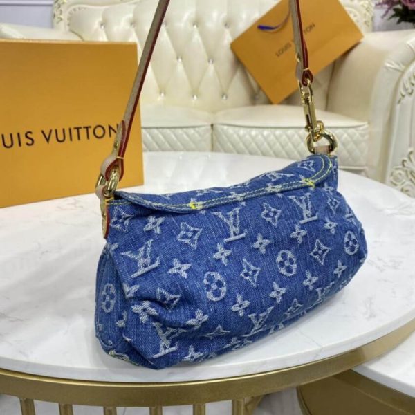 Replica LV Monogram Denim Mini Pleaty M95050 Bag - Image 8