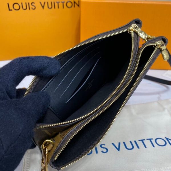 Louis Vuitton Monogram Double Zip Pochette Replica M69203 - Image 11